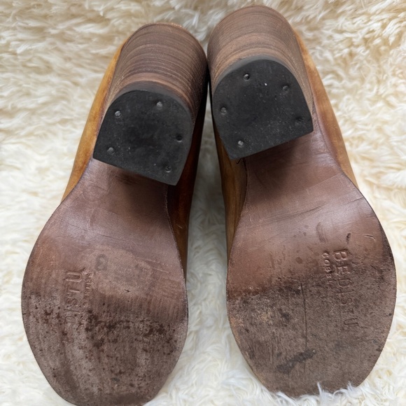 Bed Stu Onset Bootie in Tan Driftwood Benchmade Leather Size 9.5 - Picture 8 of 9